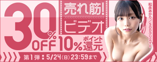 売れ筋！ビデオ30％OFF第1弾